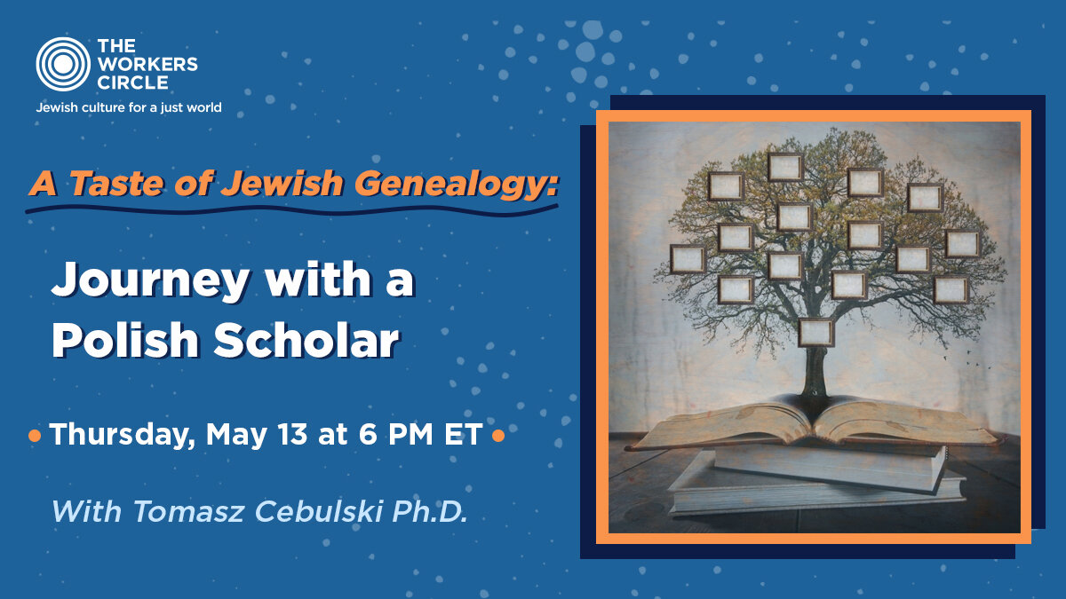 A Taste of Jewish Genealogy: Journey with a Polish Scholar - Tomasz Cebulski Ph.D.